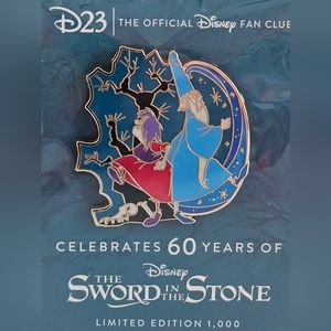 D23-Exclusive The Sword in the Stone 60th Anniversary Pin- Limited Edition